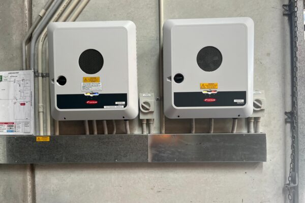 Solar inverters installed on a Gold Coast home
