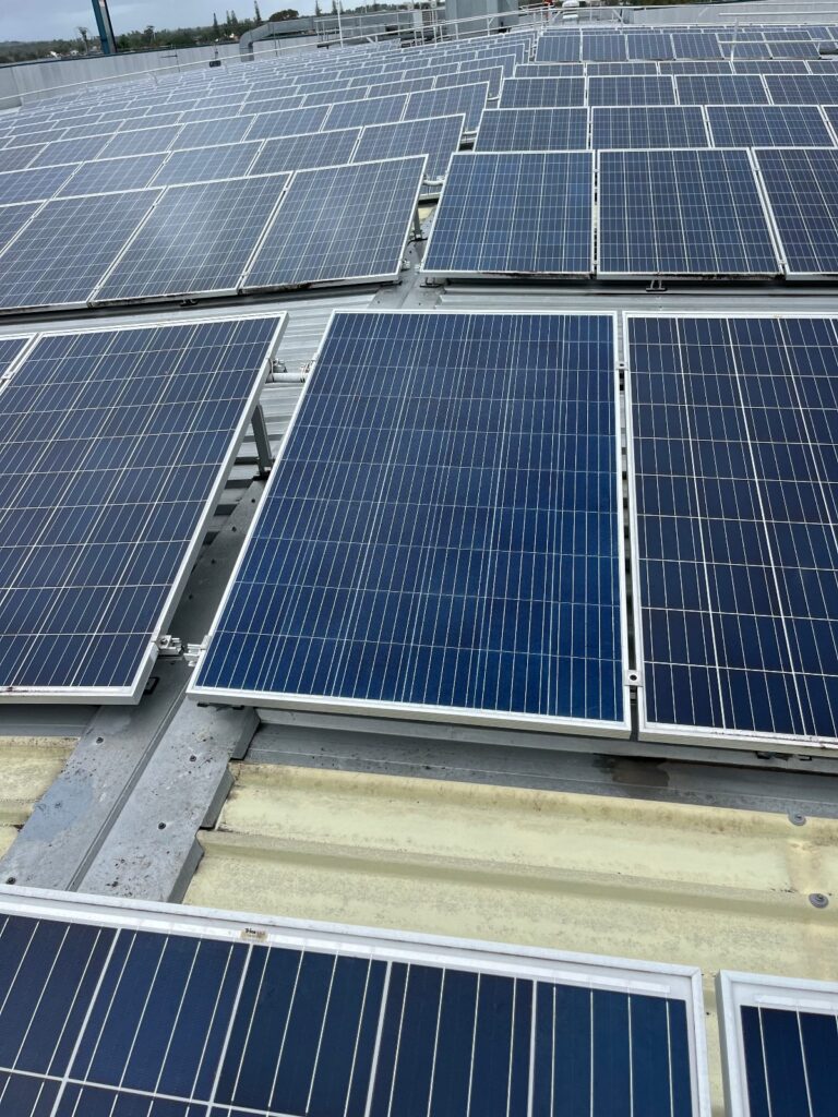 100kW commercial solar system on Bunnings Ballina