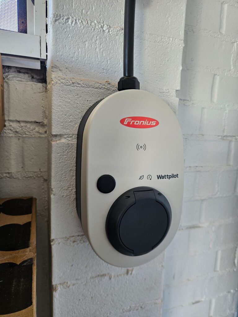 Fronius Wattpilot EV charger installed by JA Electrical & Solar