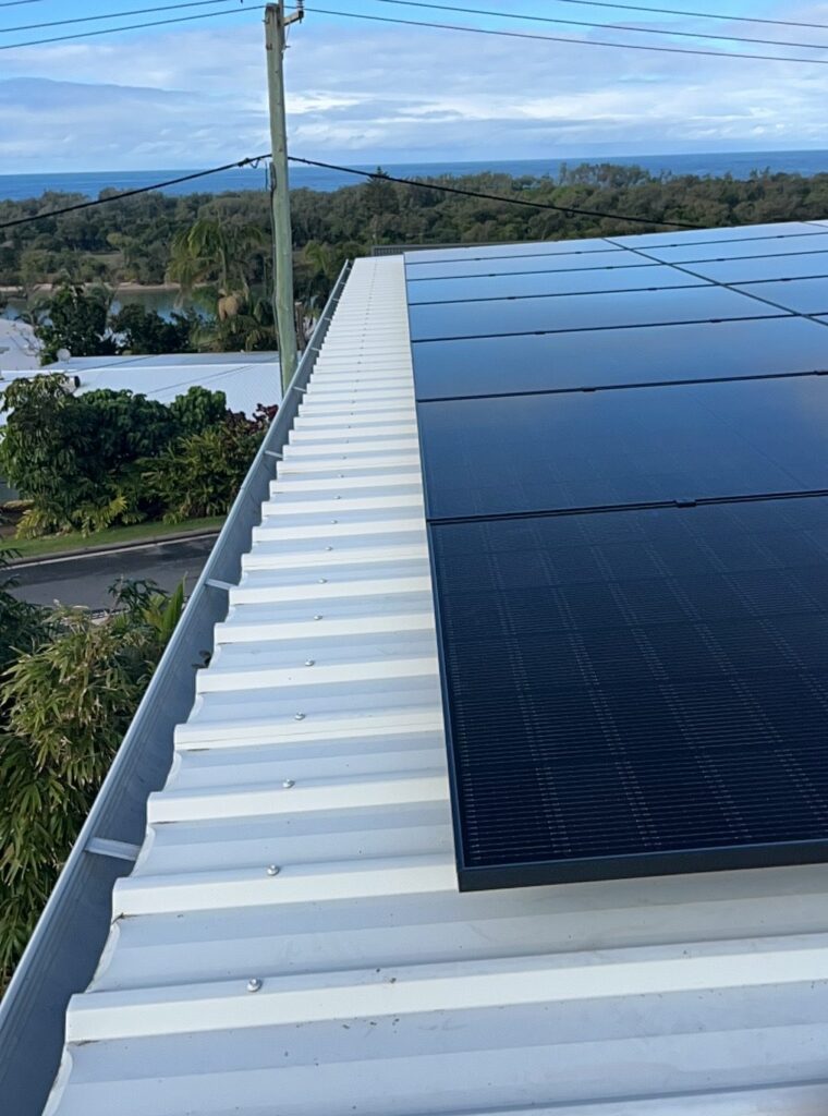 Solar system with ocean views in Kingscliff by JA Electrical & Solar