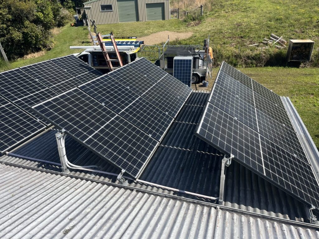 Faulty panels replaced with repurposed REC panels